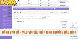 Đánh Bao Lô - Mẹo Soi Cầu Giúp Bạn Rinh Thưởng Hậu Hĩnh